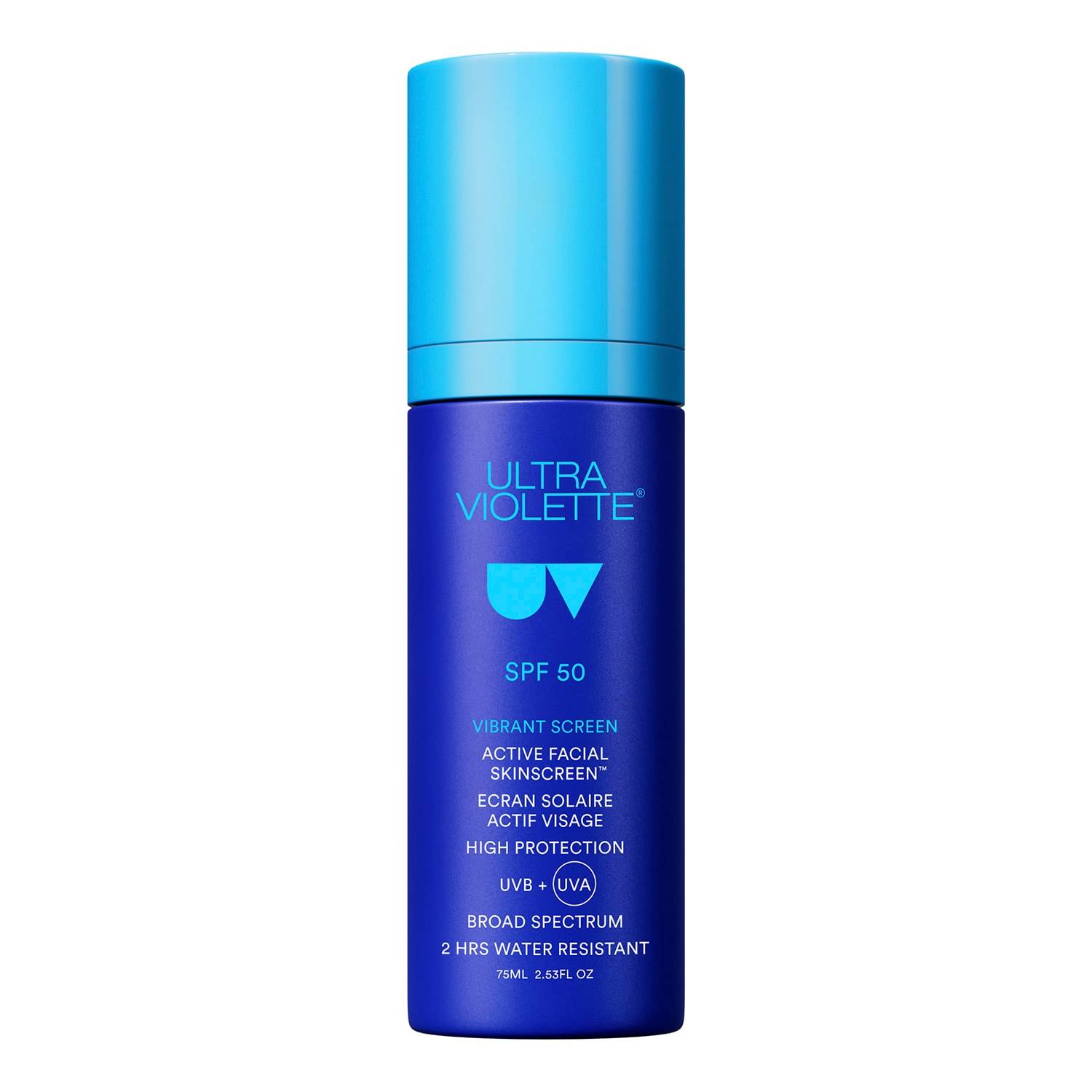 Ultra Violette Vibrant Screen Spf50 Active Facial Skinscreen 75Ml