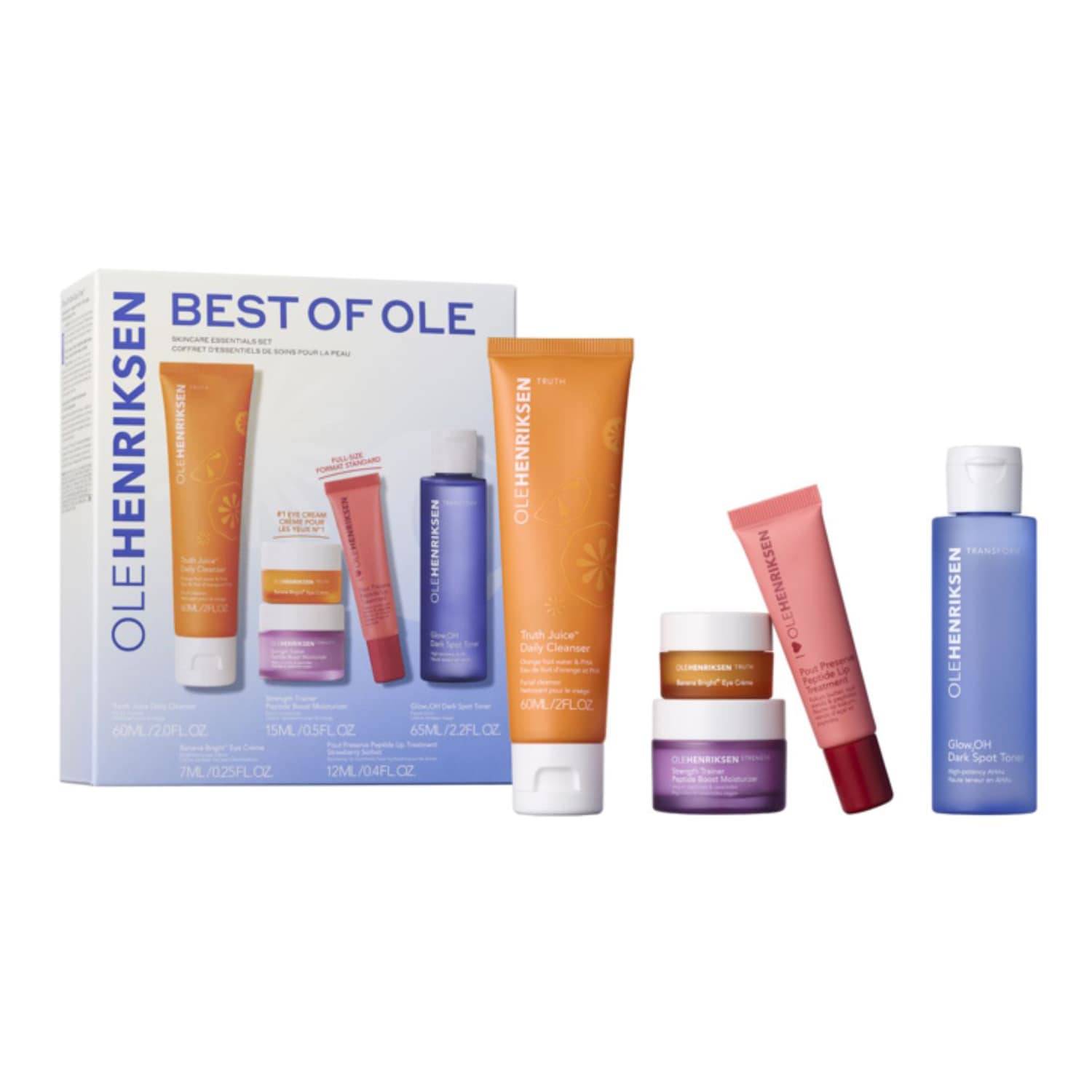 Olehenriksen Best Of Ole Skincare Essentials With Vitamin C And Peptides Set