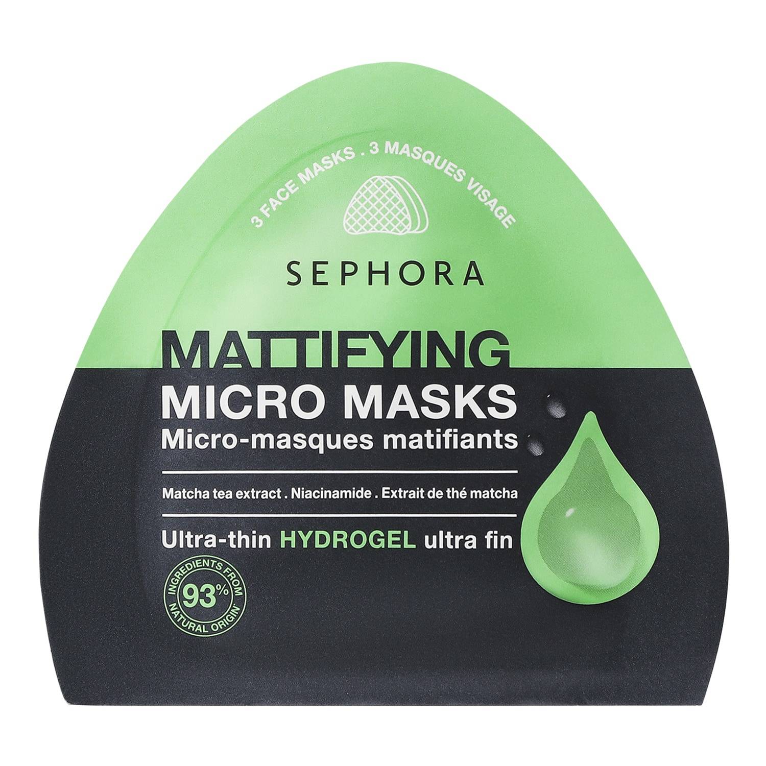 Sephora Collection Mattifying Hydrogel Micro Masks X3