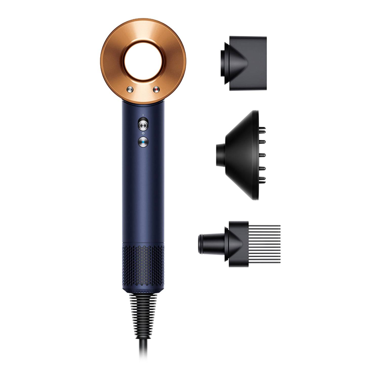Dyson Supersonic Curly To Coily Hair Dryer Prussian Blue Rich Copper