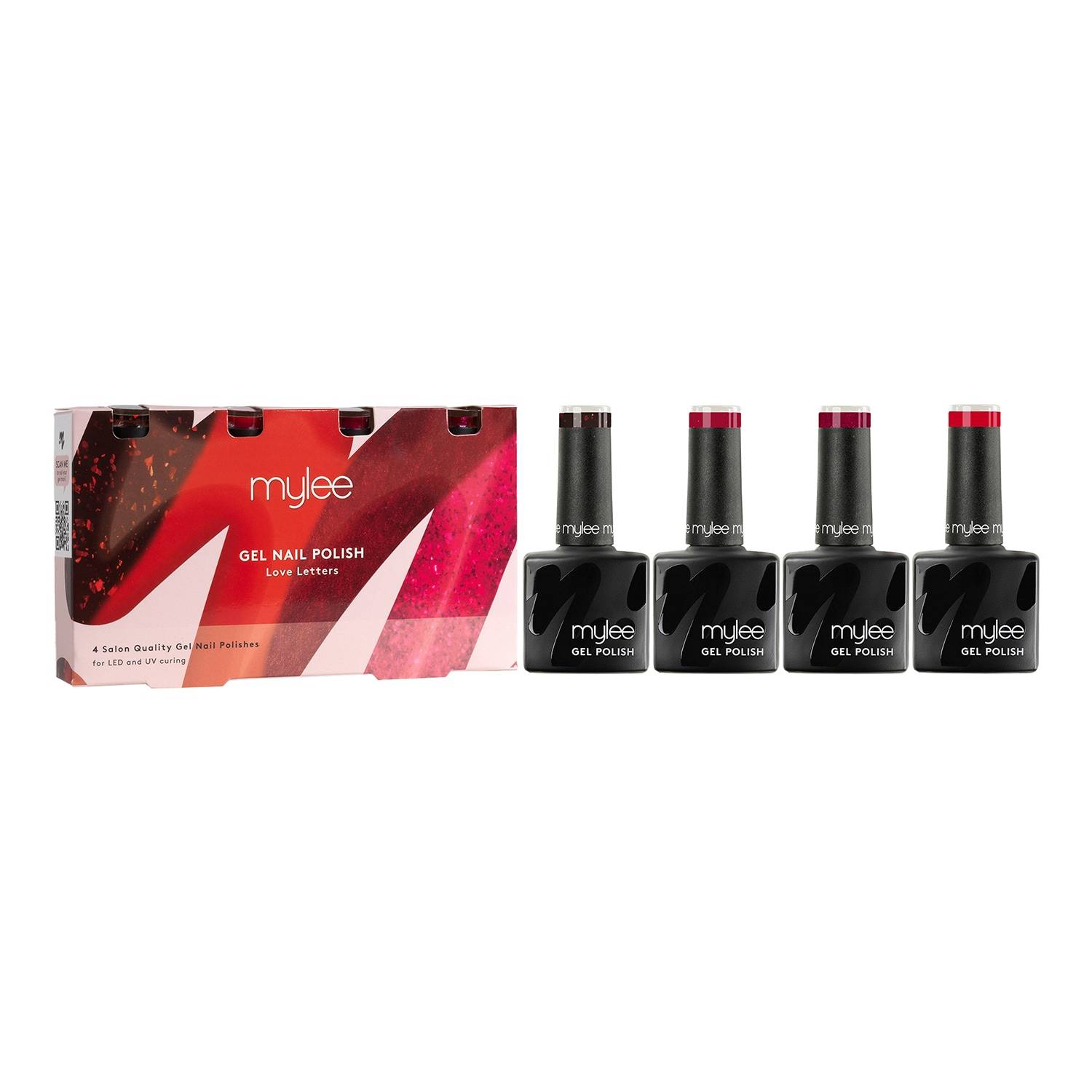 Mylee Gel Nail Polish Love Letters Quad Set Love Letters Quad