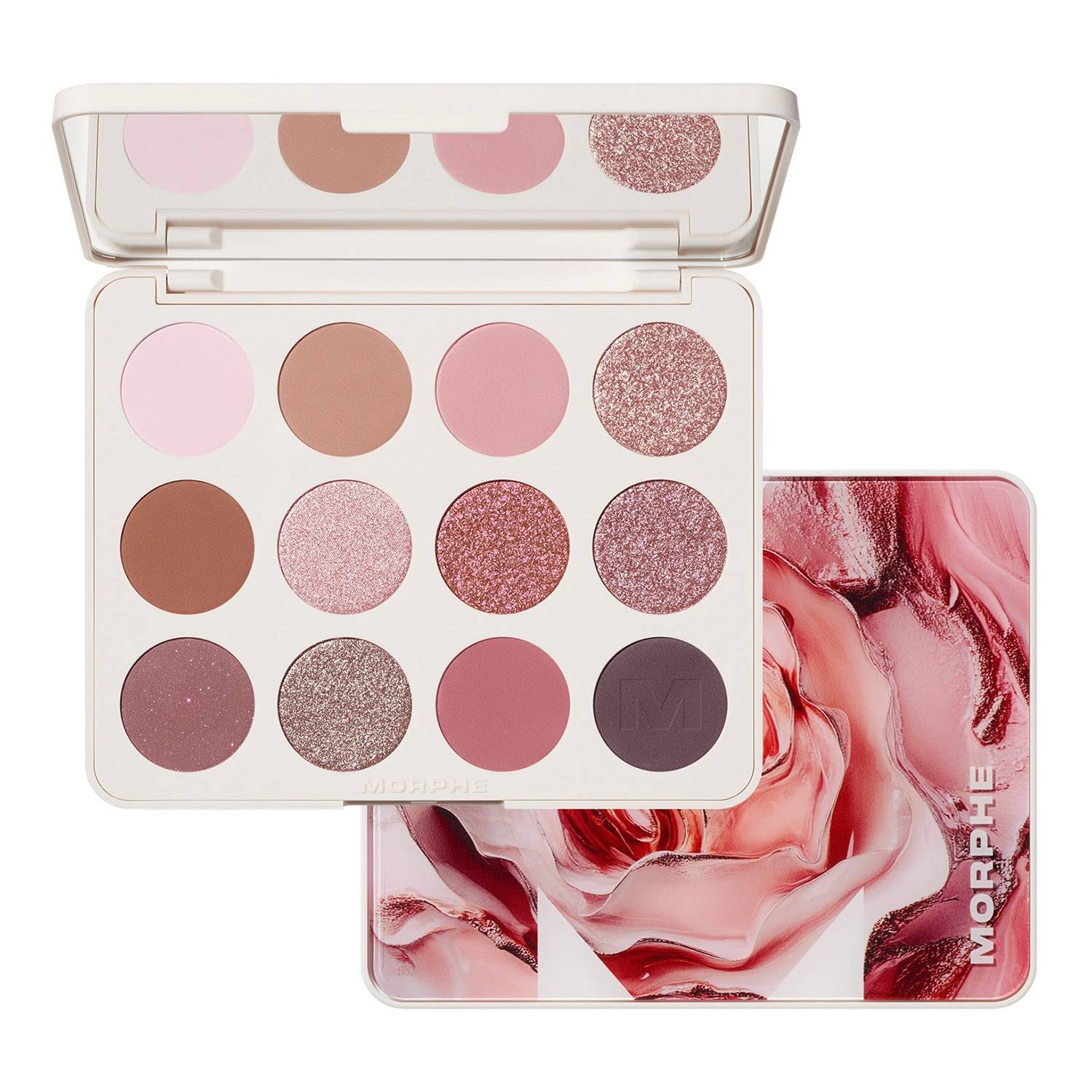Morphe Chromaplus 12-Pan Eyeshadow Palette 15G Rose Frequency