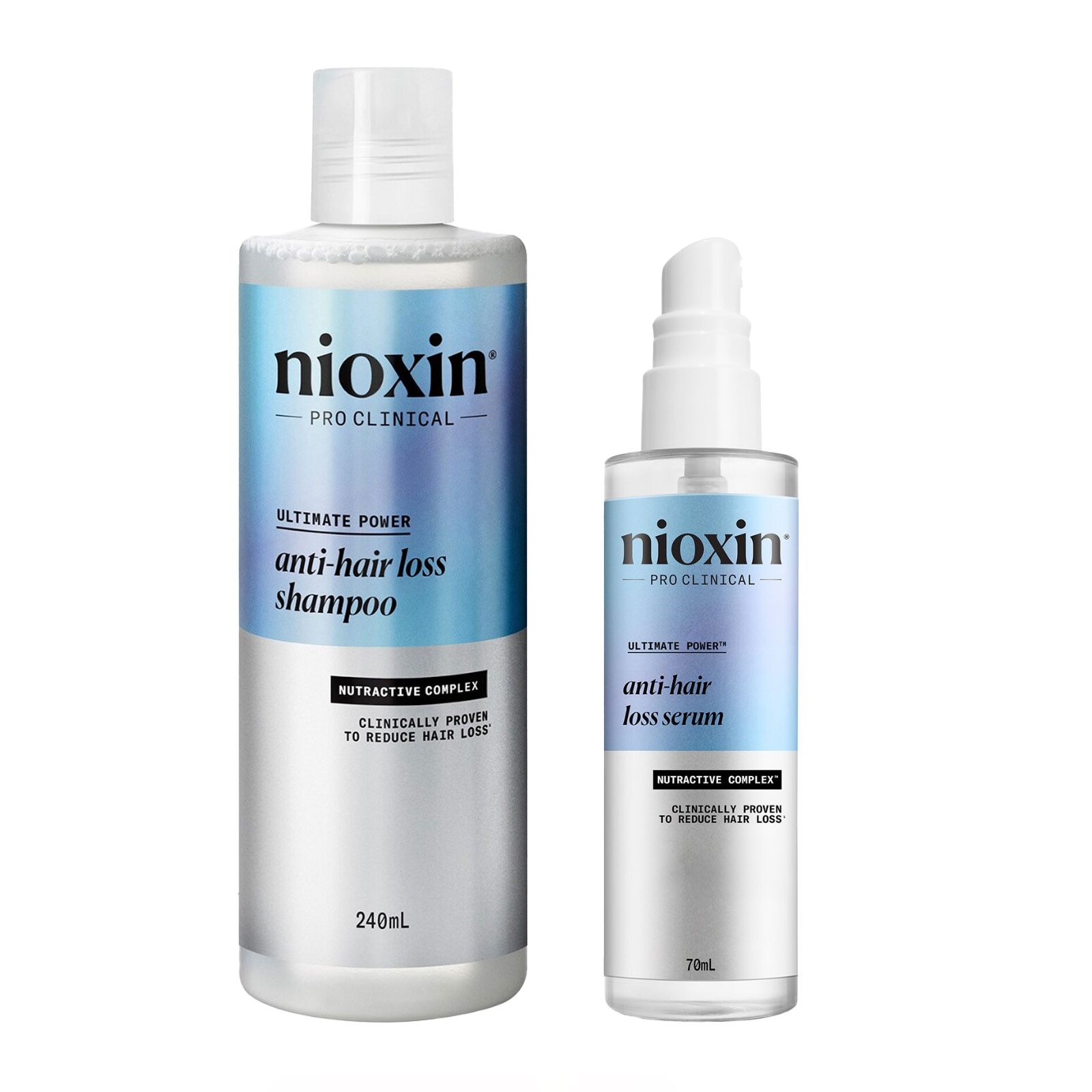 Nioxin Anti-Hair Loss Shampoo And Hair-Growth Serum Bundle