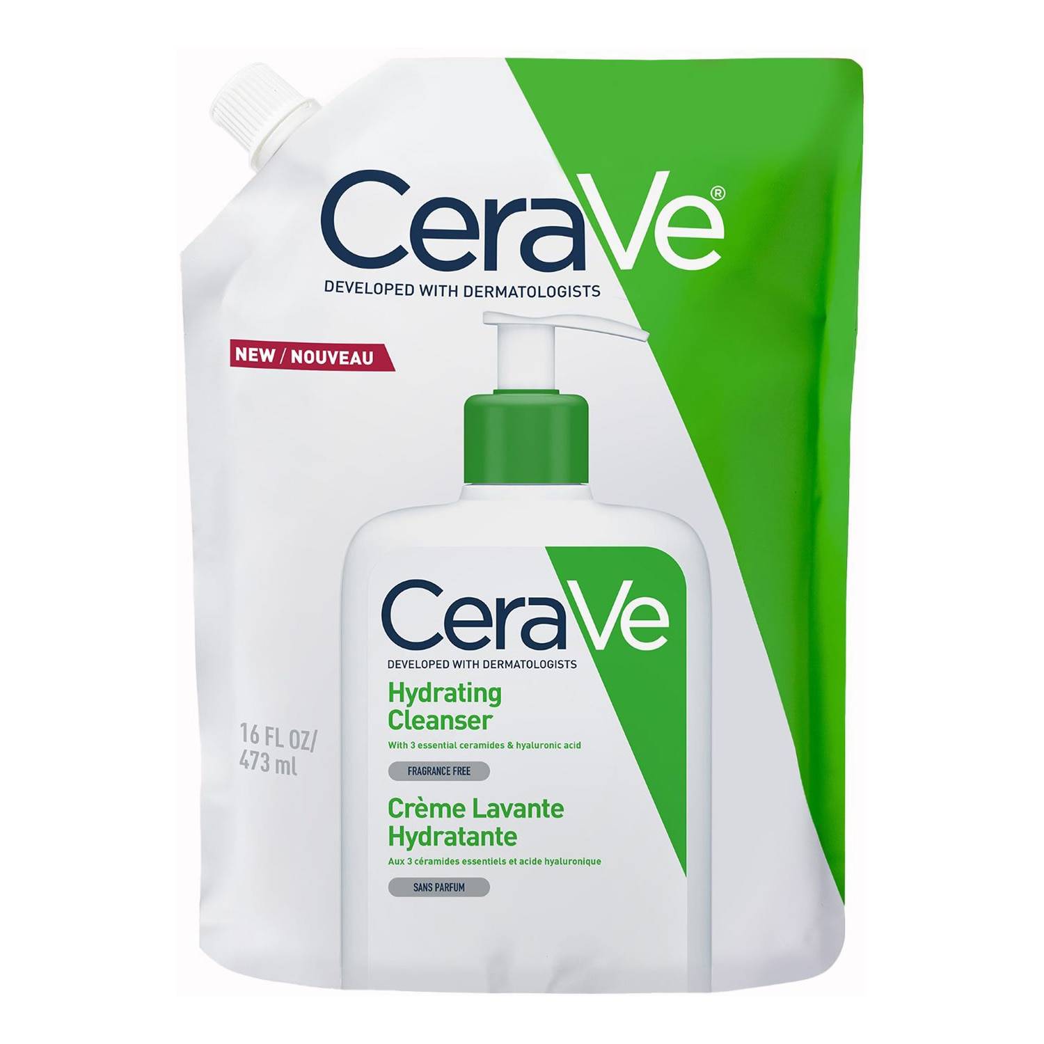Cerave Hydrating Cleanser Refill 473Ml