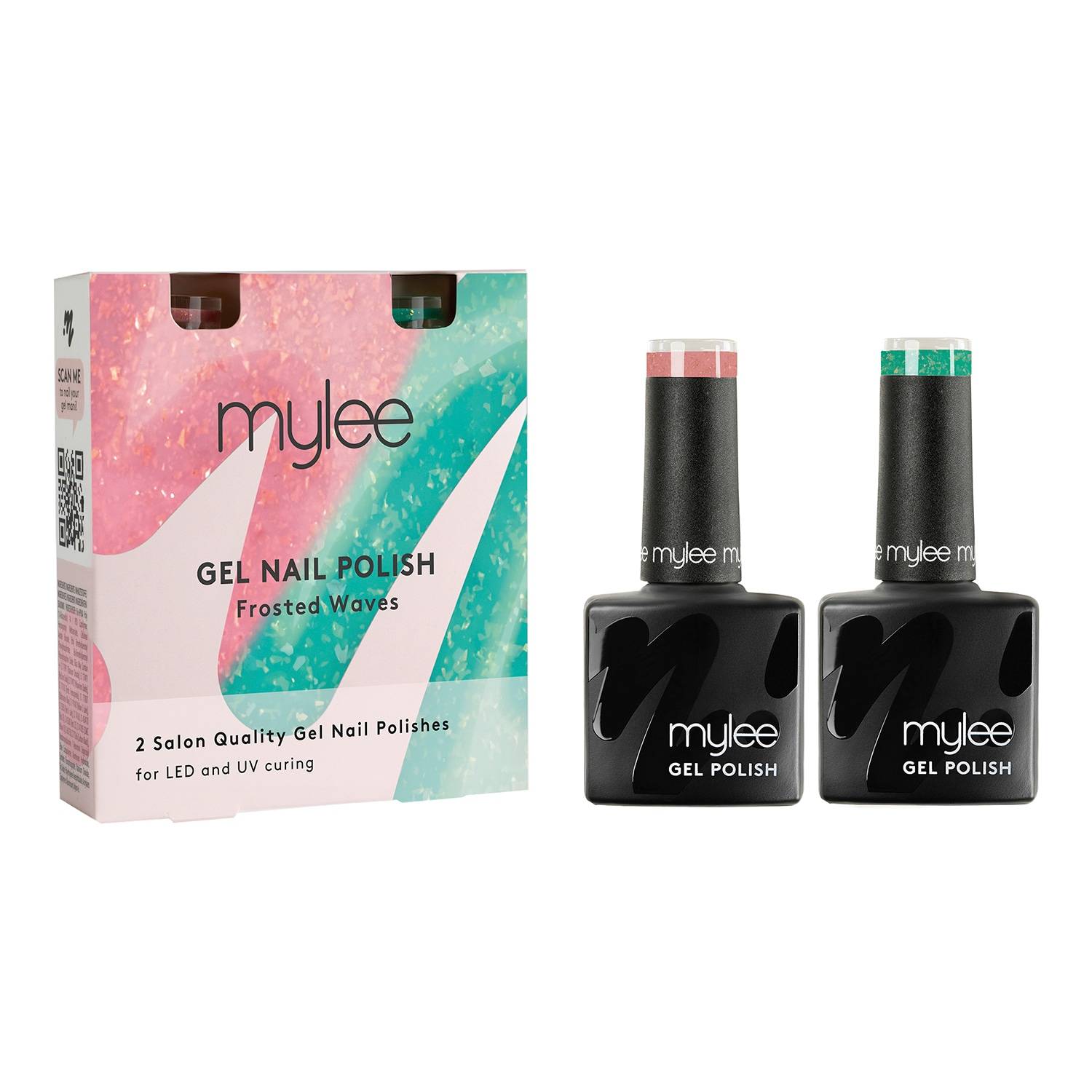Mylee Gel Nail Polish Frosted Waves Duo 2X8Ml