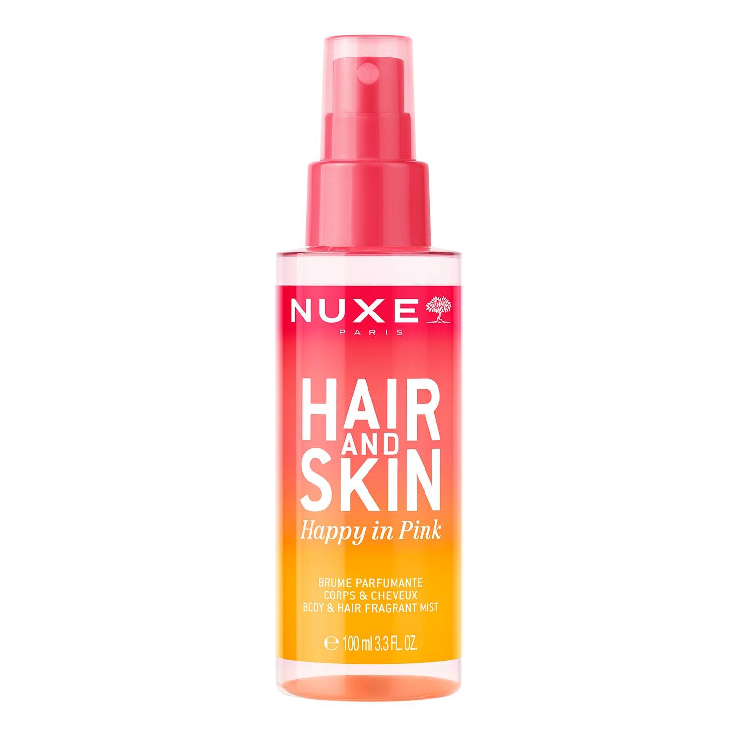 Nuxe Hair & Skin Happy In Pink Body And Hair Fragrant Mist 100Ml