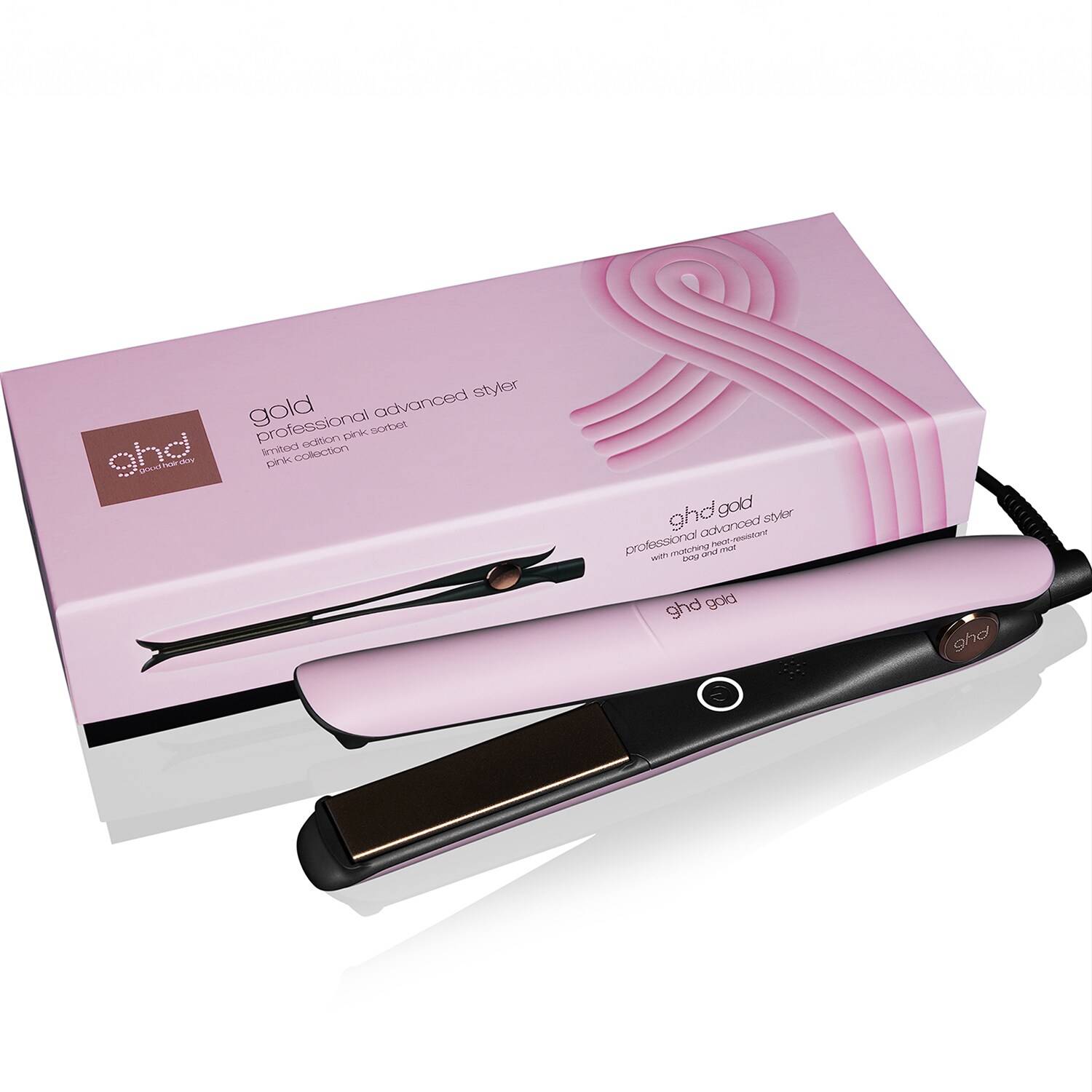 Ghd Gold - Charity Limited Edition Hair Straightener In Pink Sorbet