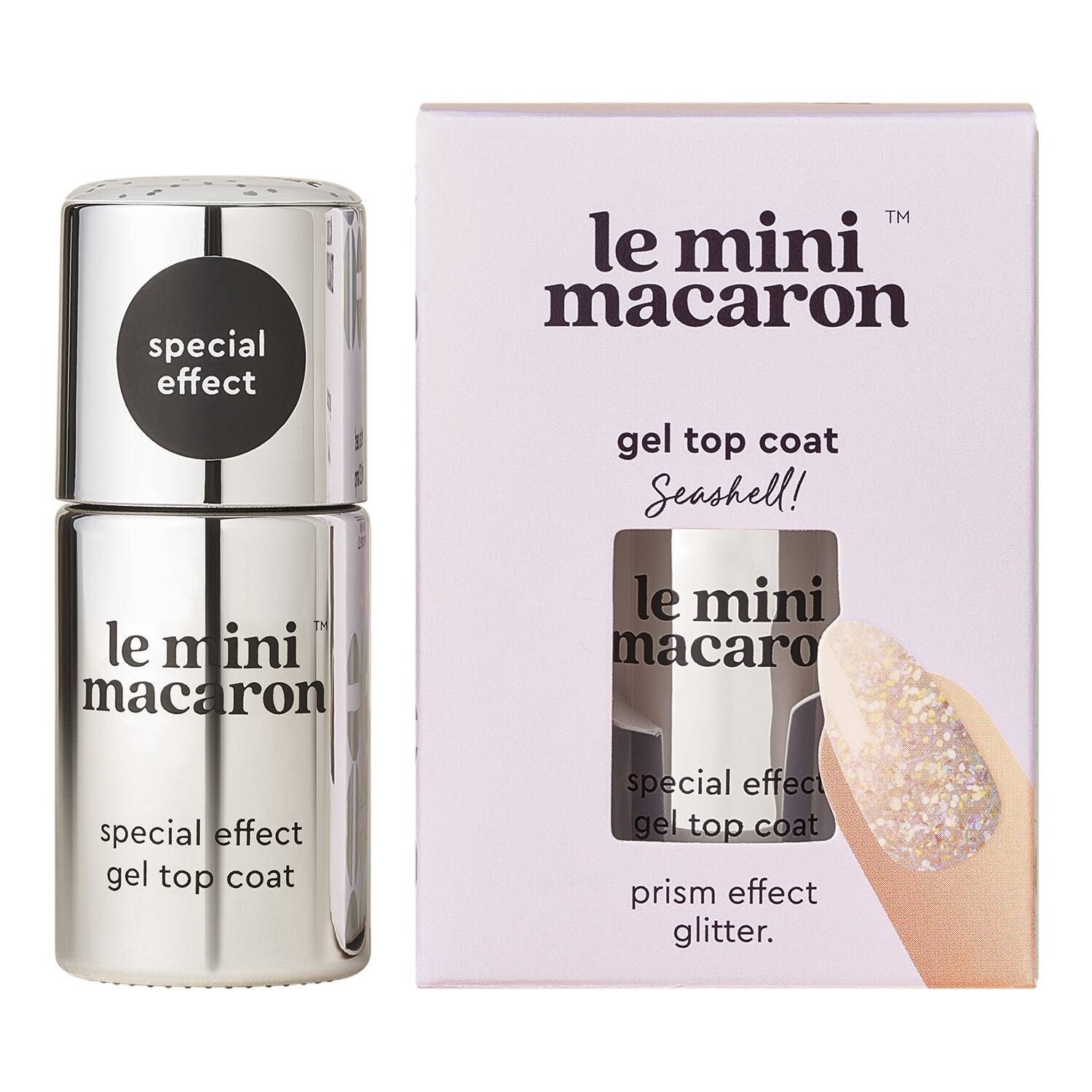 Le Mini Macaron Gel Top Coat Seashell 8.5Ml Seashell