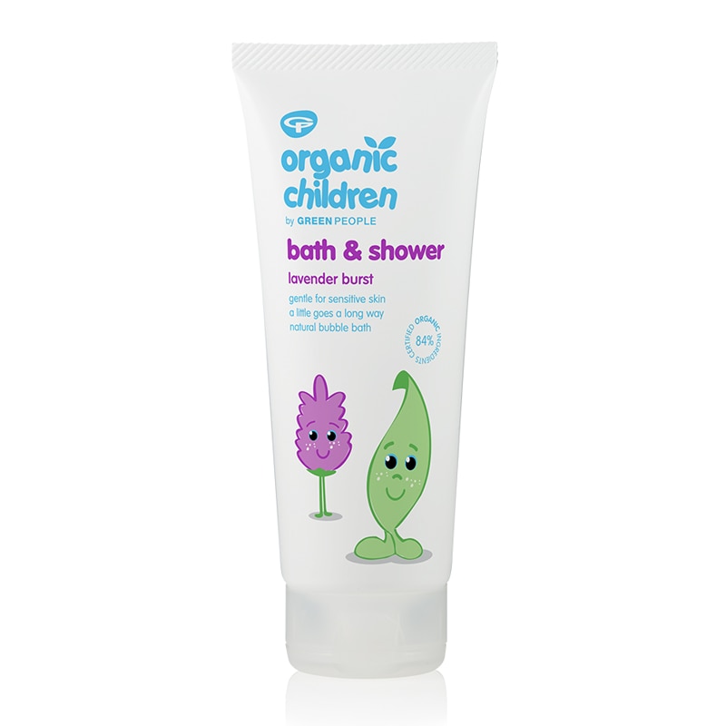 Green People Organic Children Gel Douche pour Enfants à la Lavande 200ml