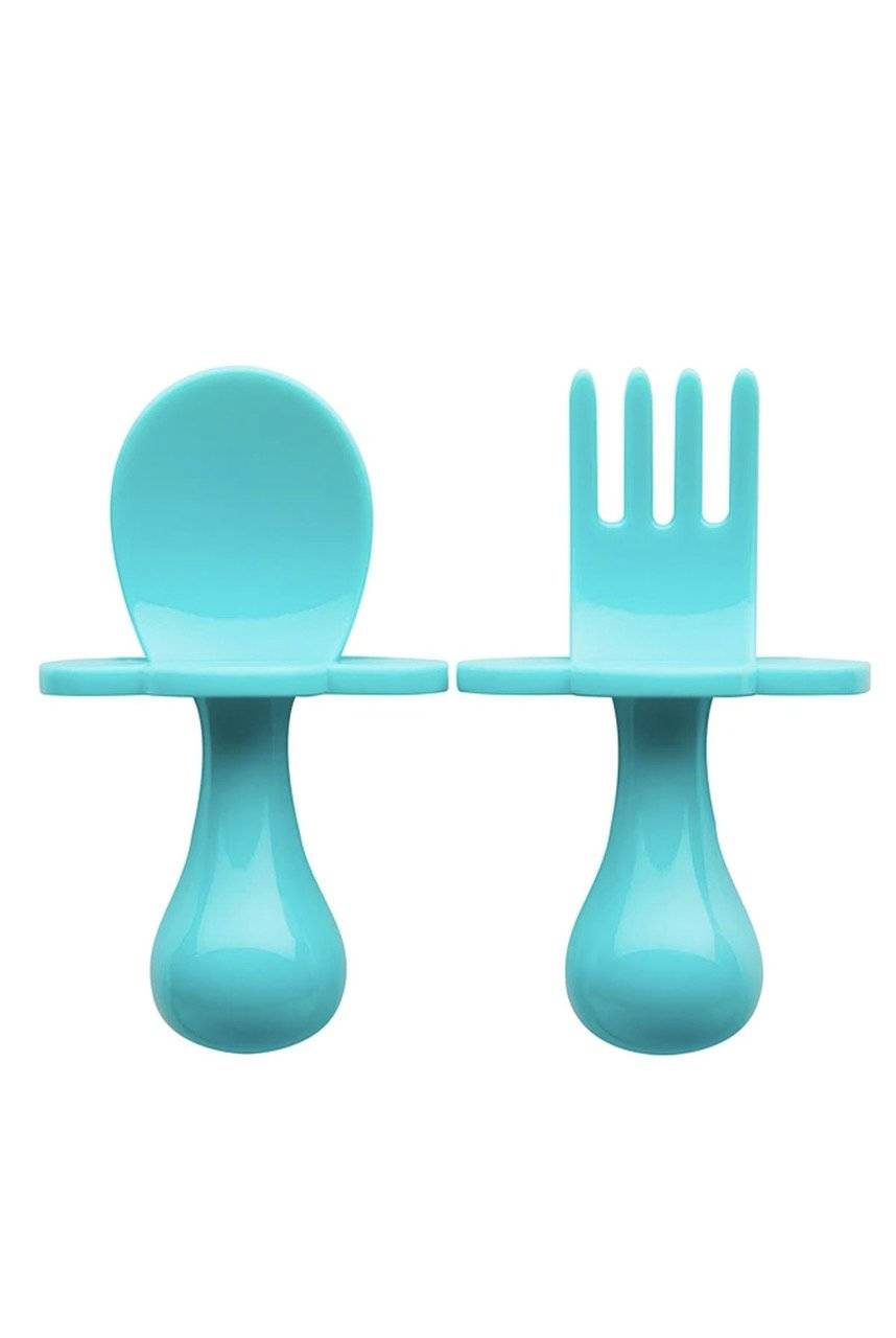 Grabease Self Feeding Cutlery Set - Teal