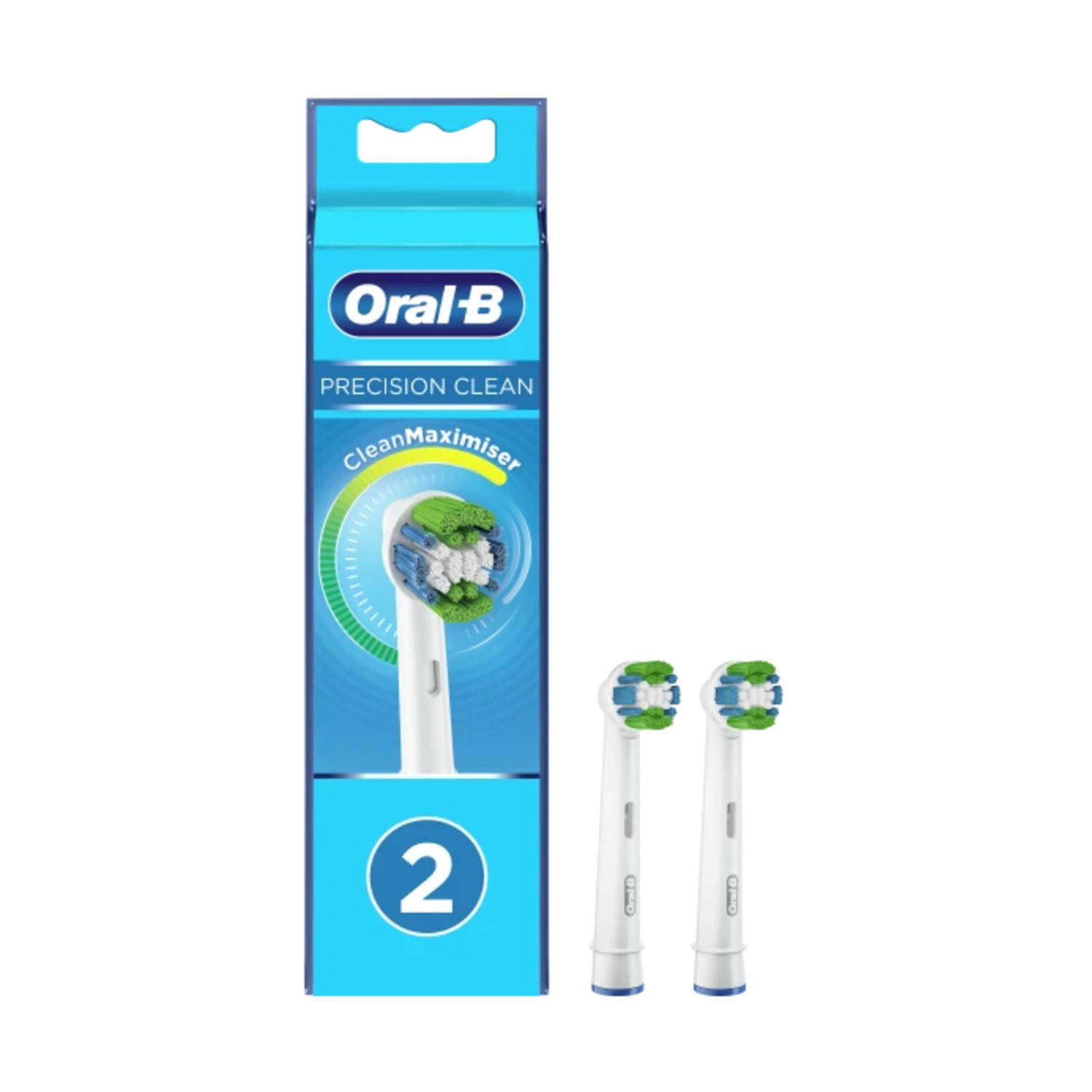Oral-B Precision Clean Brush Heads - 2 Brush Heads