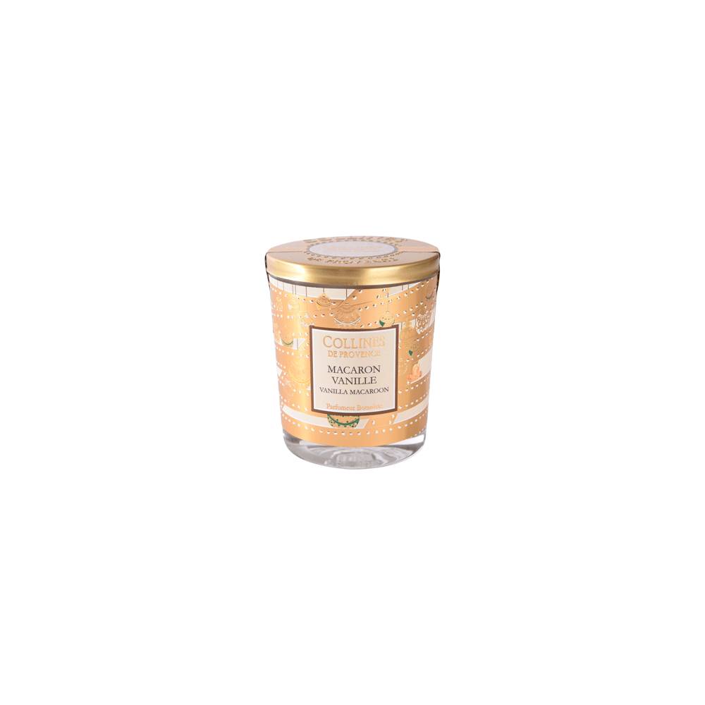 Collines De Provence Bougie 180 Grammes Macaron Vanille