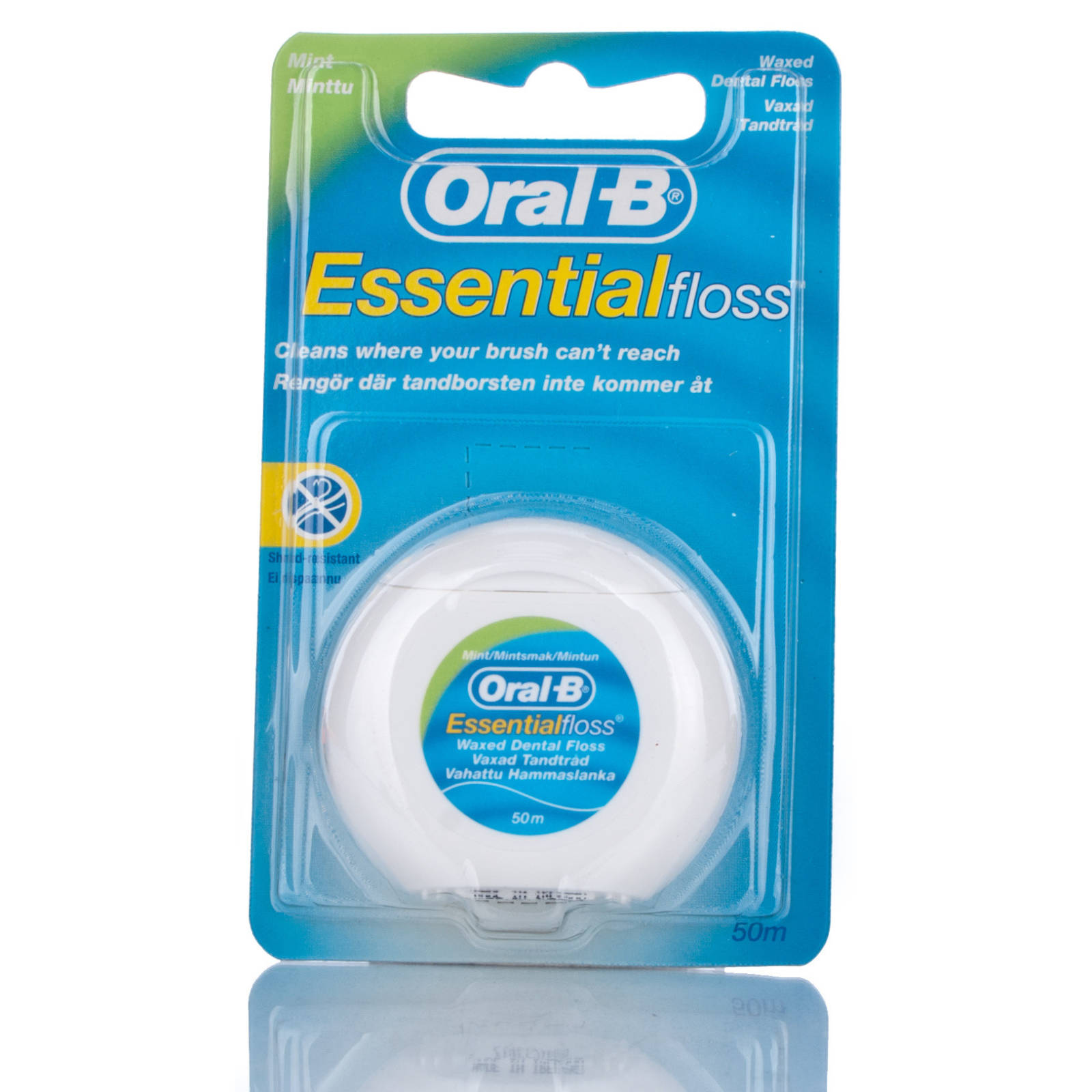 Oral-B Essential Waxed Dental Floss 50M
