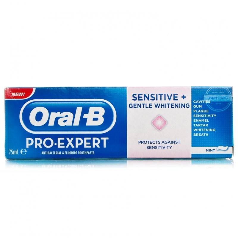 Oral-B Pro-Expert Sensitive & Gentle Whitening Toothpaste 75Ml