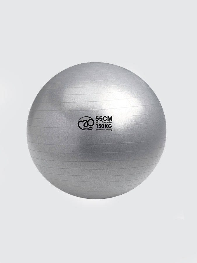 Fitness Mad Swiss Ball, Pump & DVD - 55CM, BLUE