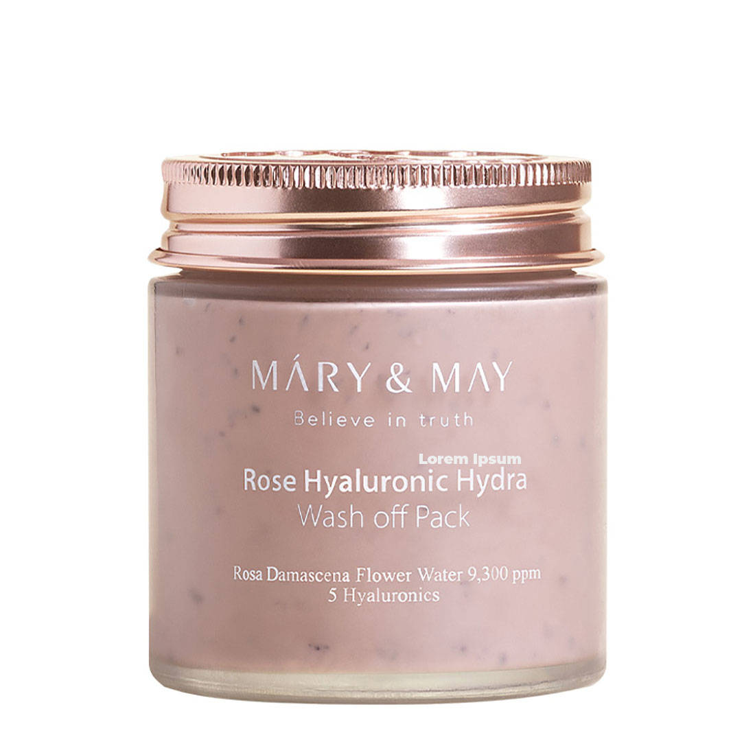 Mary & May Rose Hyaluronic Hydra Wash Off Pack 125Ml