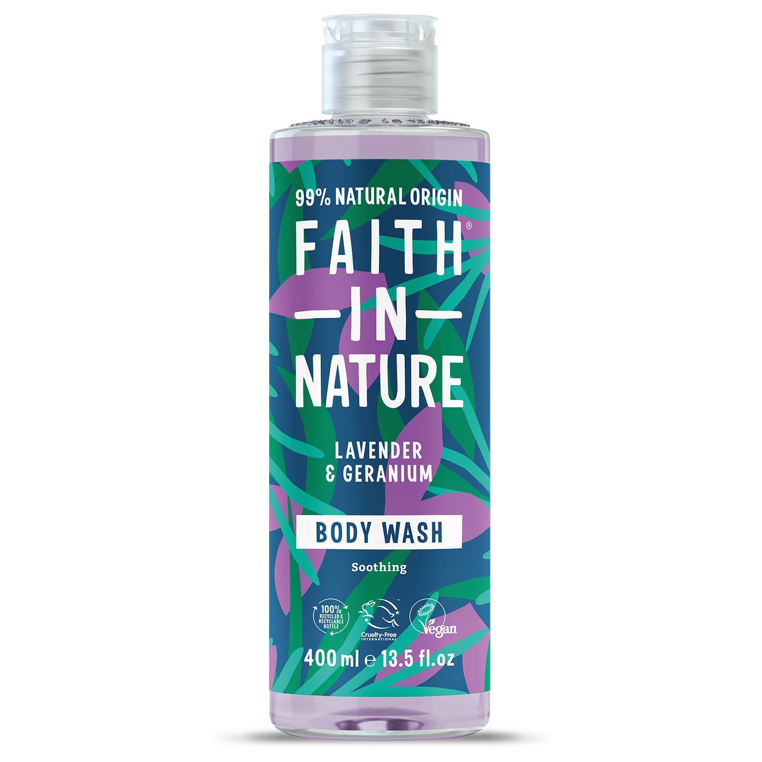 Faith In Nature Bodywash Lavender & Geranium 400Ml