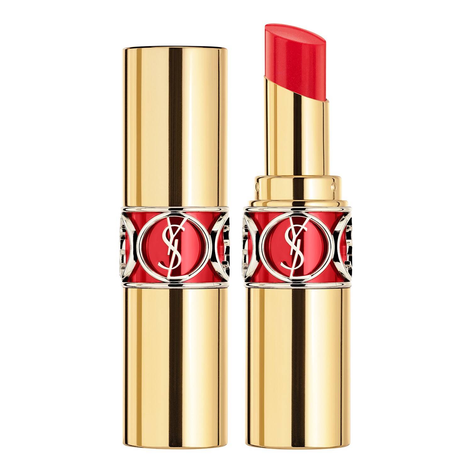 YSL Beauty Rouge Volupté Shine Lipstick 4ml 12 Corail Dolman