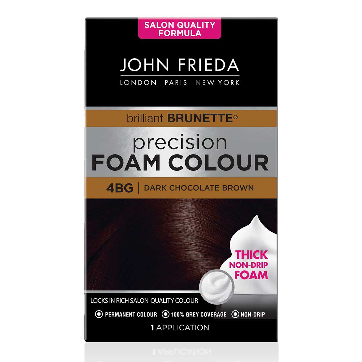 John Frieda Mousse Colorante de Précision Brun Brillant