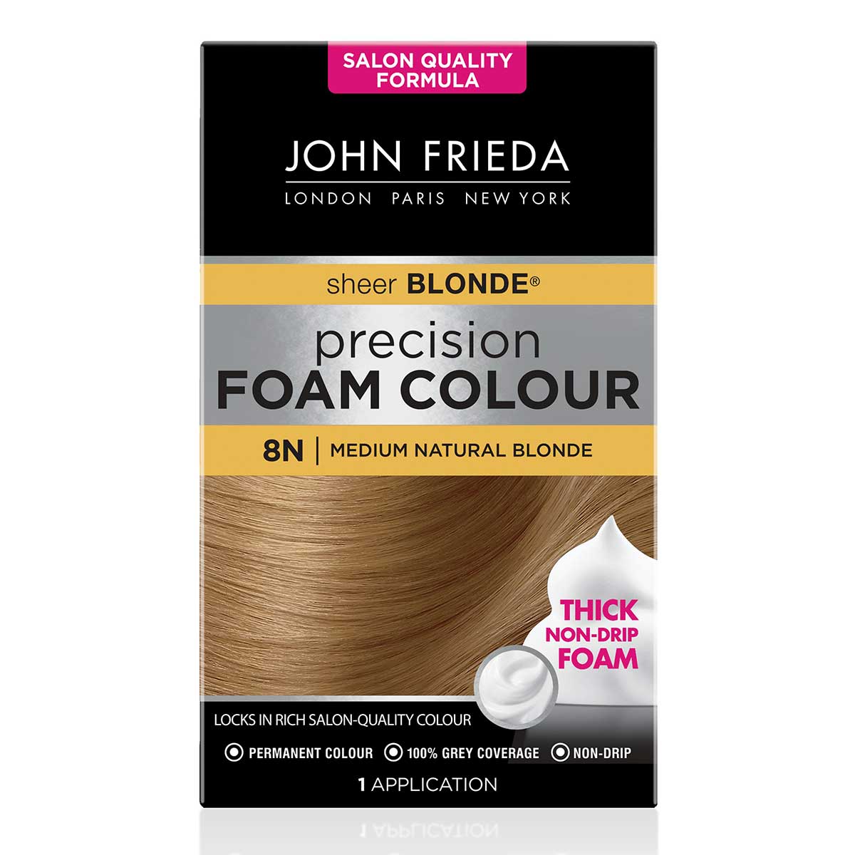 John Frieda Precision Foam Colour 8N Medium Natural Blonde