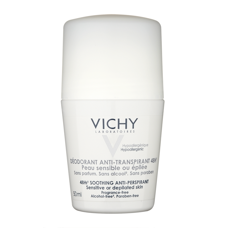 Vichy Deodorant 48 Hour Soothing Anti-Perspirant For Sensitive Skin 50Ml