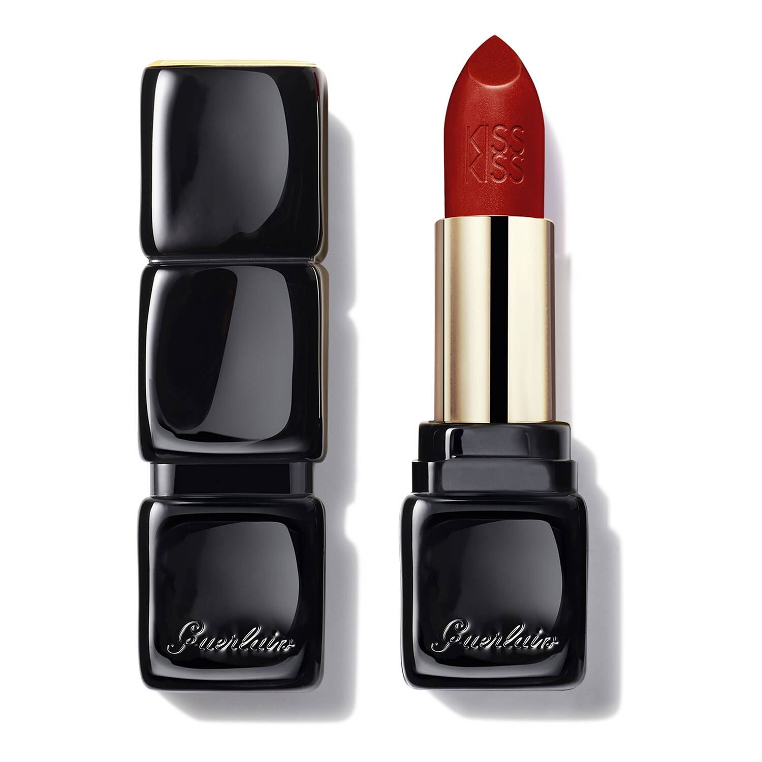 guerlain kisskiss lipstick 3.5g 320 red insolence