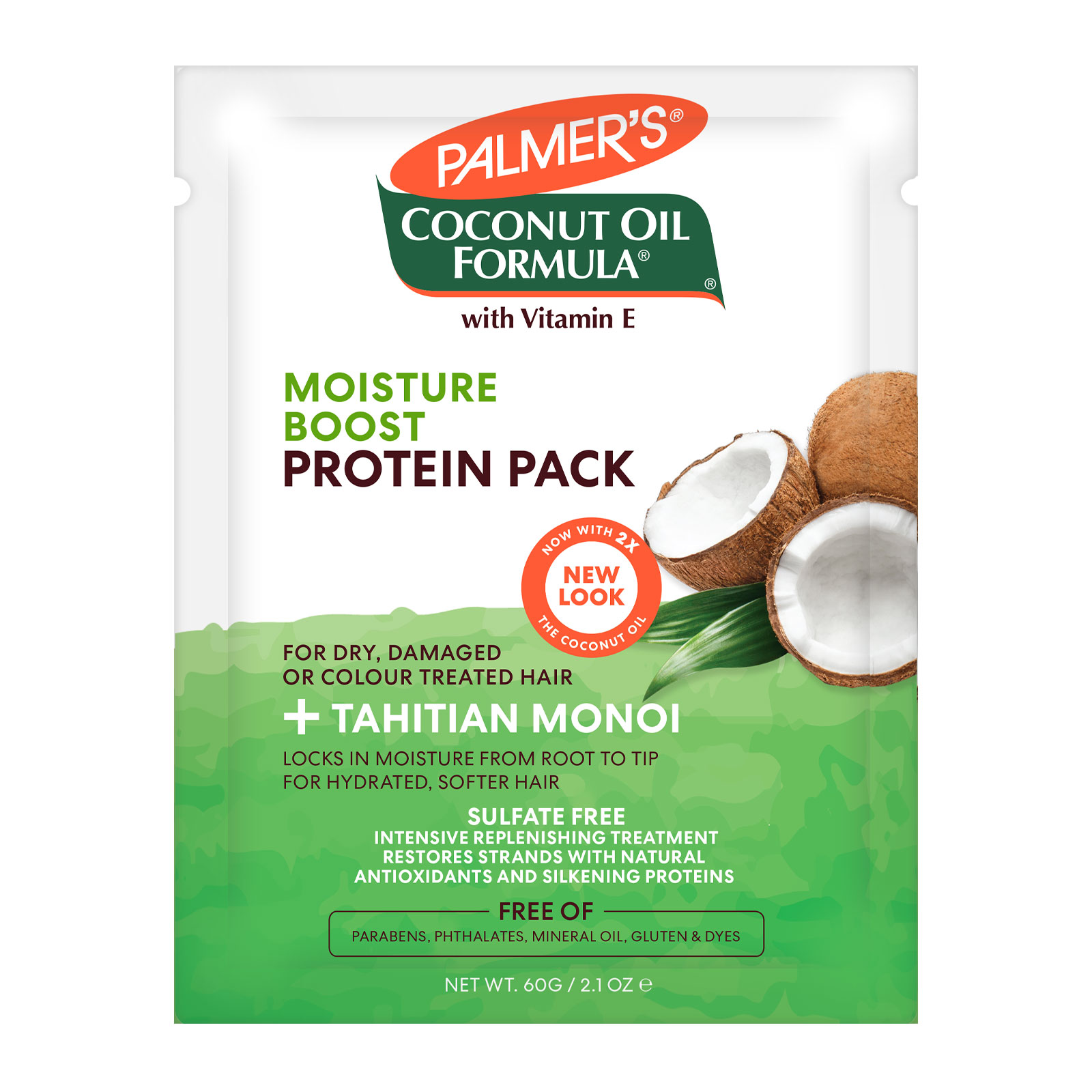 Palmer's Coconut Oil Formula Moisture Boost Protein Pack 60G