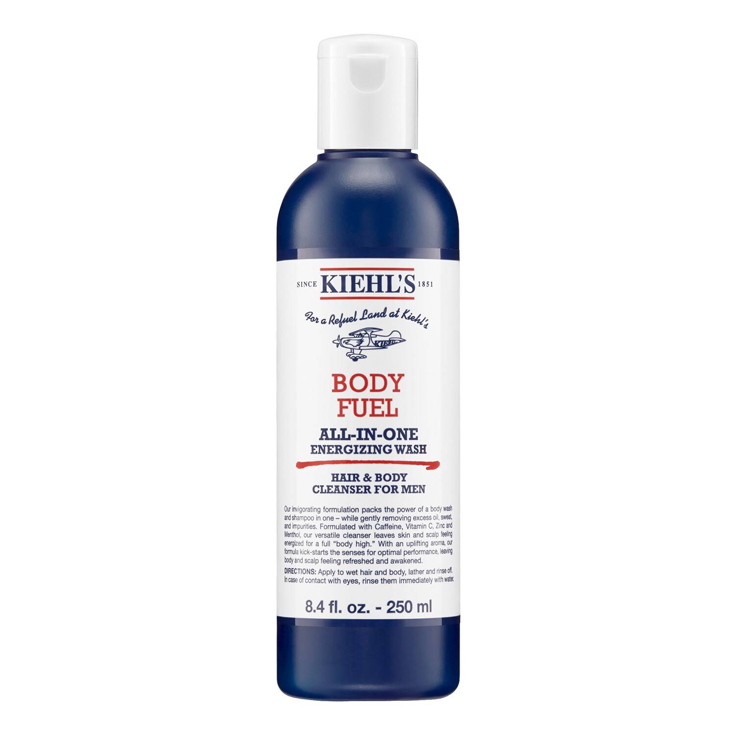 Kiehl's Body Fuel All-In-One Energizing Wash 250Ml