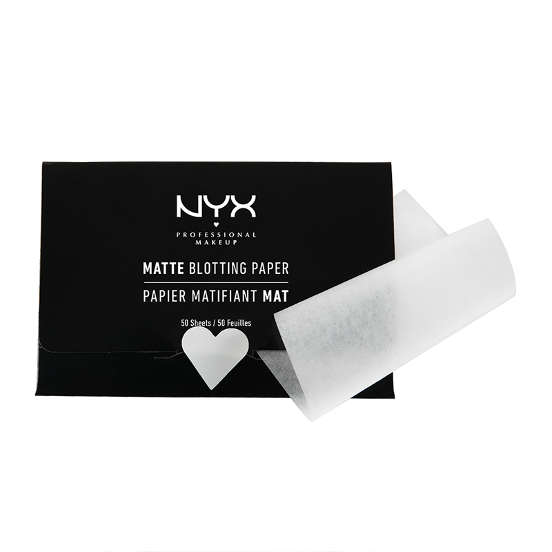nyx professional makeup matte blotting paper x 50 sheets