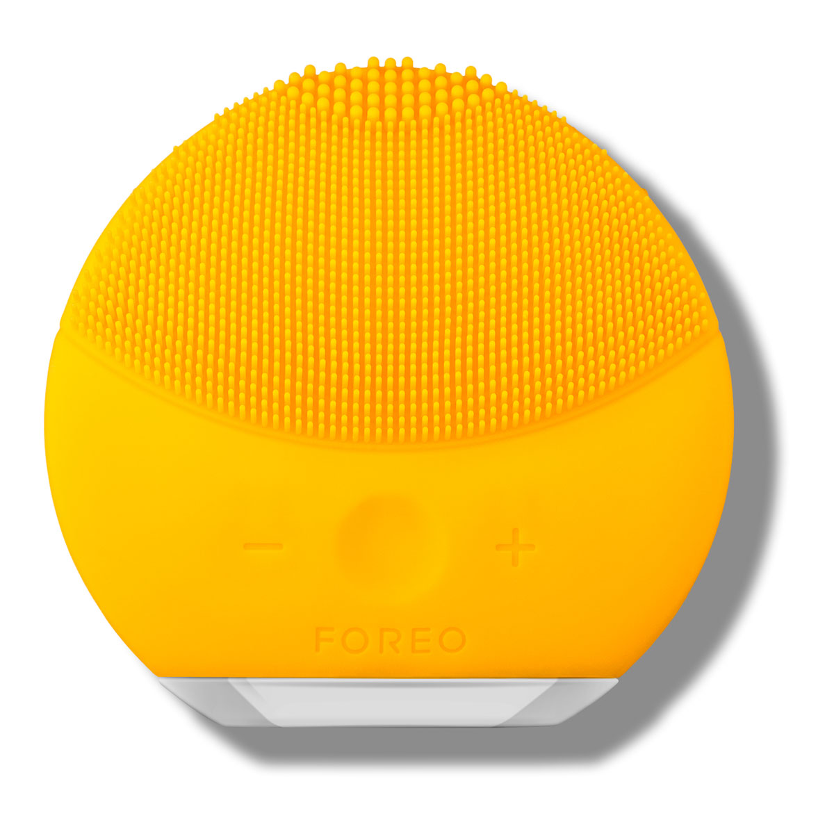 foreo luna mini 2 dual-sided face brush for all skin types - sunflower yellow - usb plug