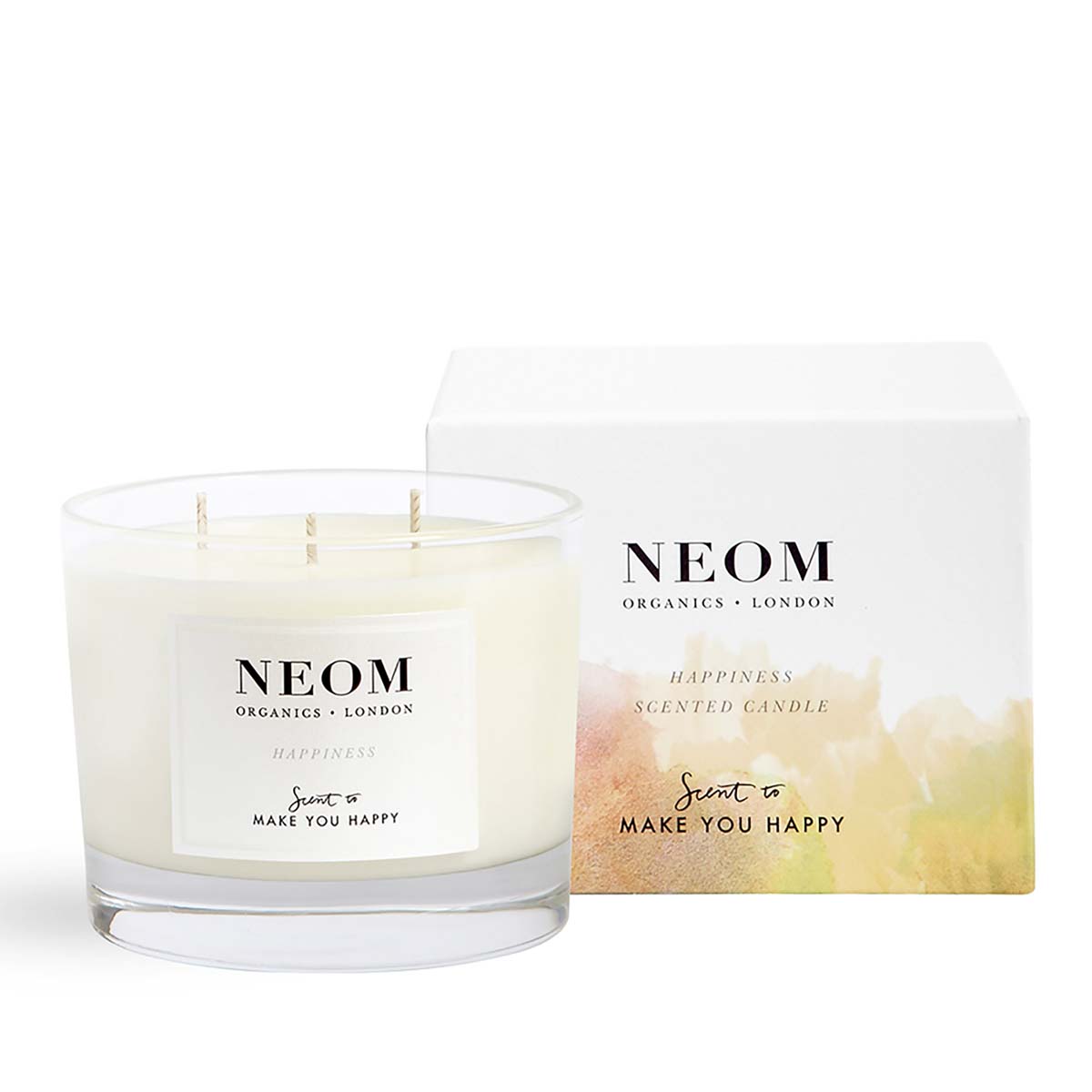 Neom Happiness™ Bougie Parfumée (3 Mèches) 420g