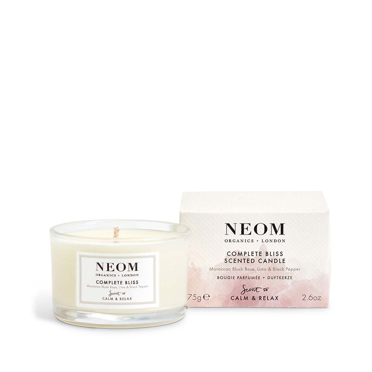 Neom complete bliss™ bougie parfumée (voyage)...