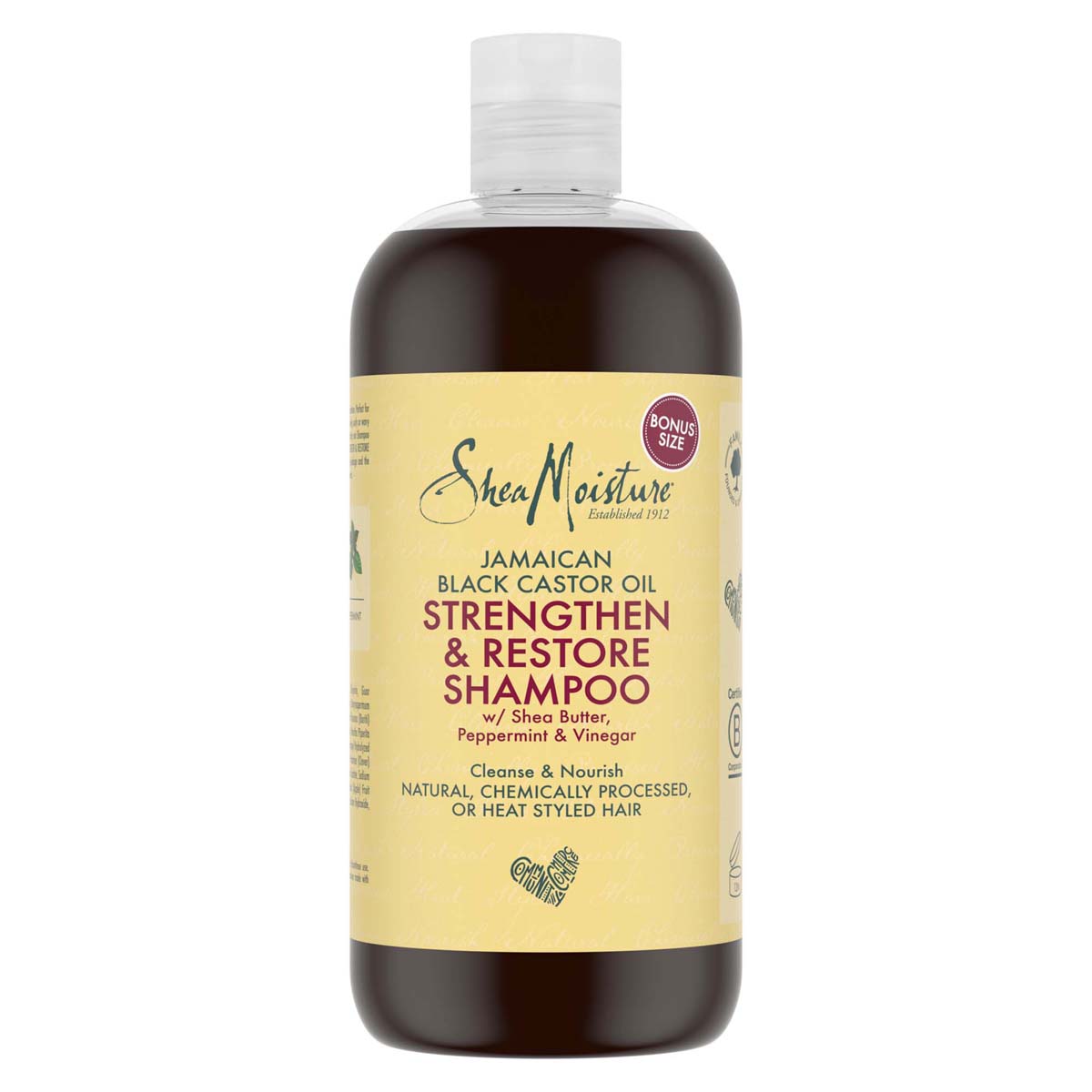 shea moisture jamaican black castor oil strengthen, grow & restore shampoo 473ml