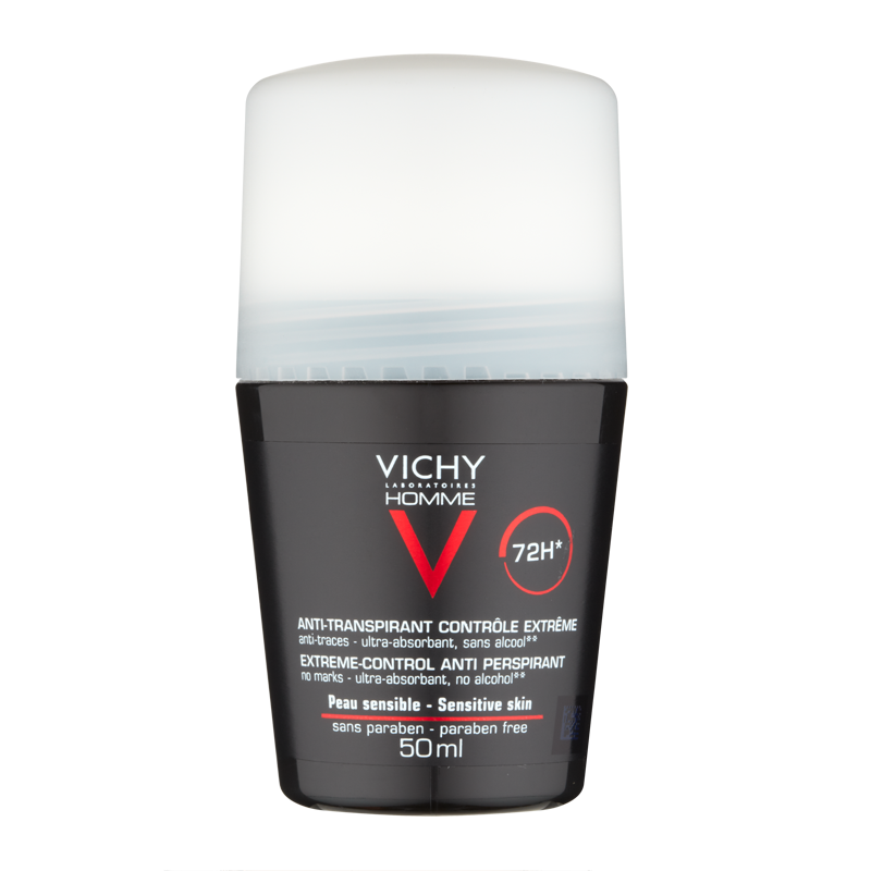 Vichy Homme Deodorant Extreme Anti Perspirant Roll On 50Ml