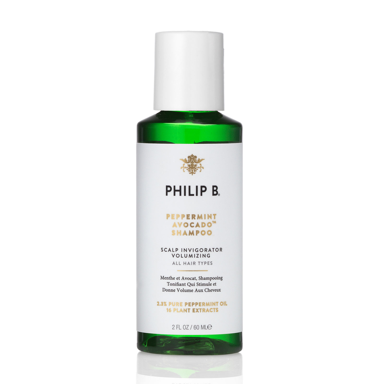 Philip B. Peppermint & Avocado Volumizing & Clarifying Shampoo 60ml
