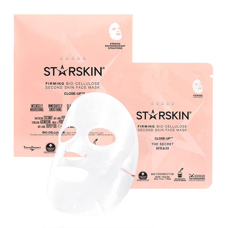 Starskin Close-Up Coconut Bio-Cellulose Second Skin Firming Face Mask