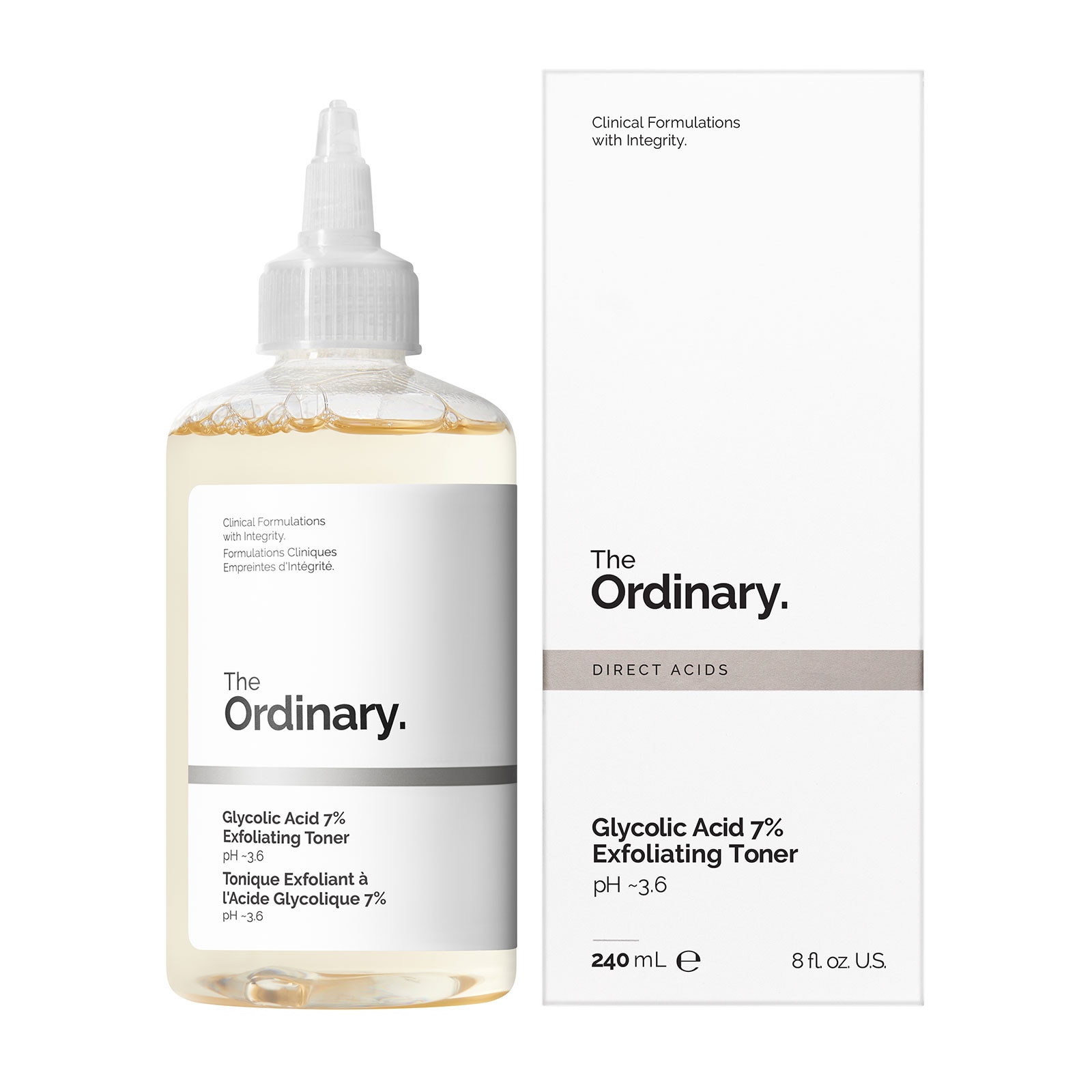 The Ordinary Glycolic Acid 7% Toning Solution 240Ml