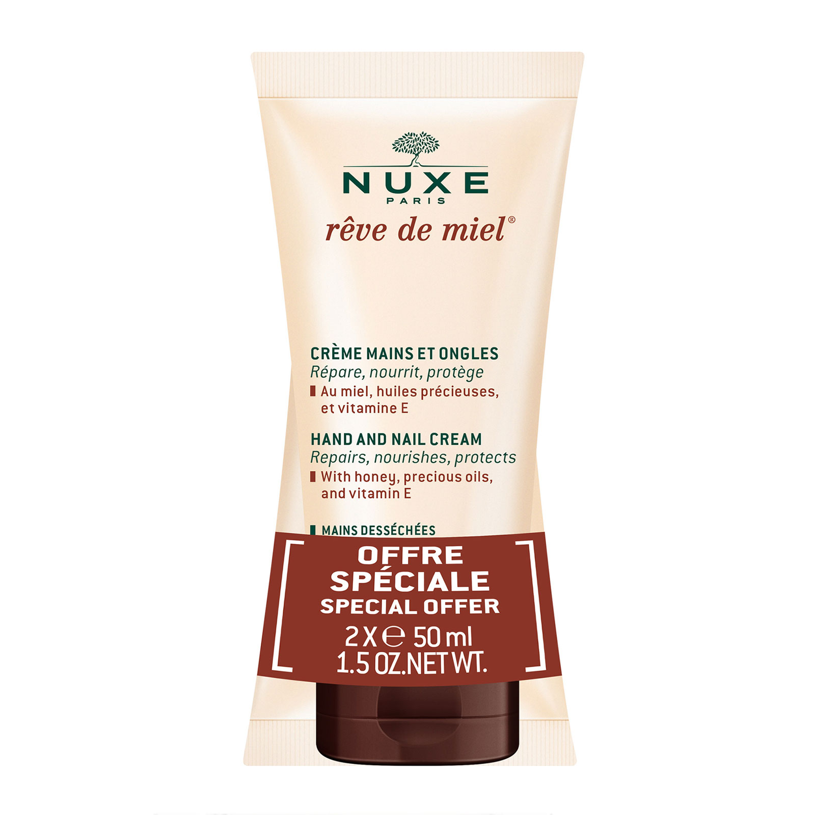 Nuxe Reve De Miel Hand And Nail Cream Duo