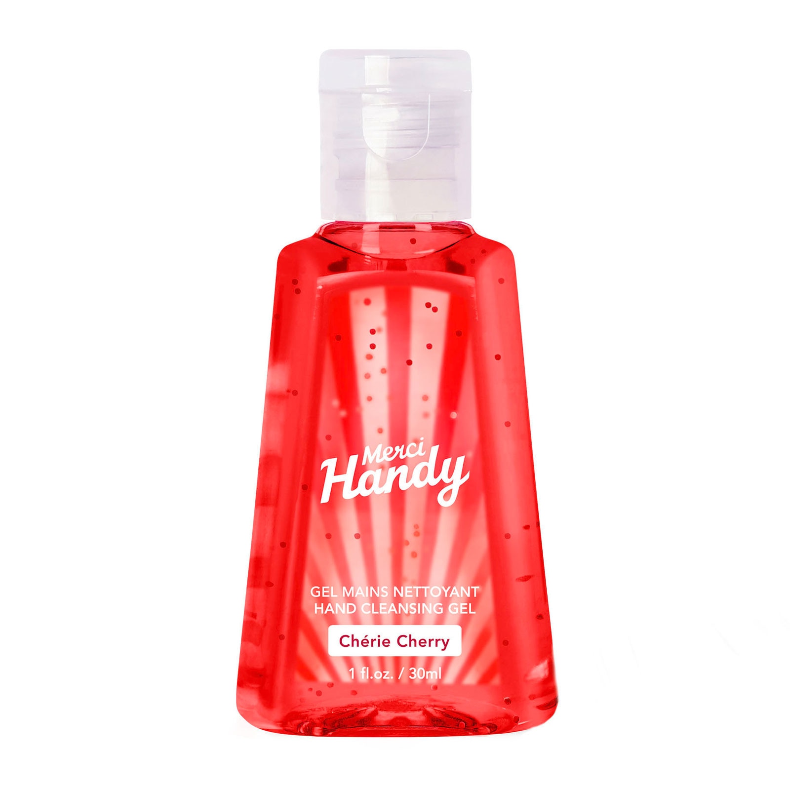 Merci Handy Hand Cleansing Gel Glitter Fever Chérie Cherry