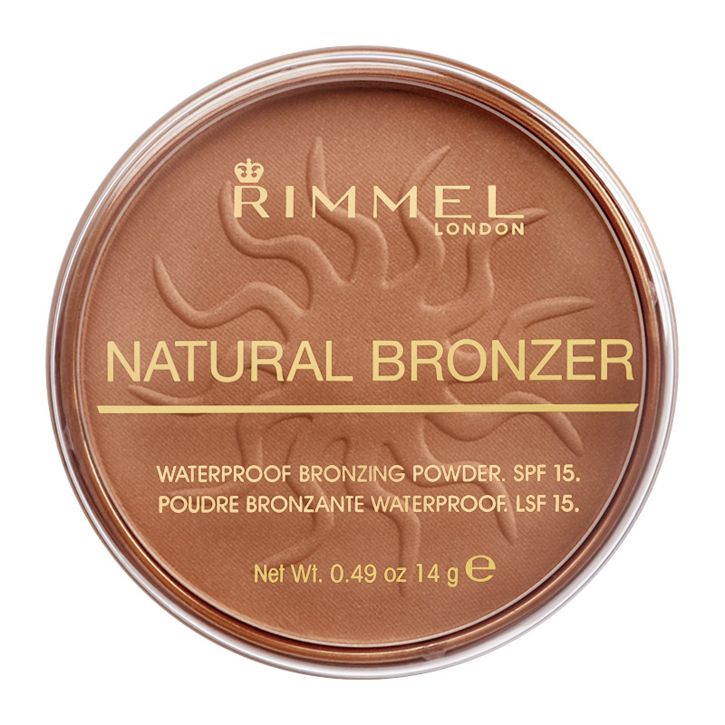 rimmel natural bronzer waterproof bronzing powder spf15 14g 021 sun light