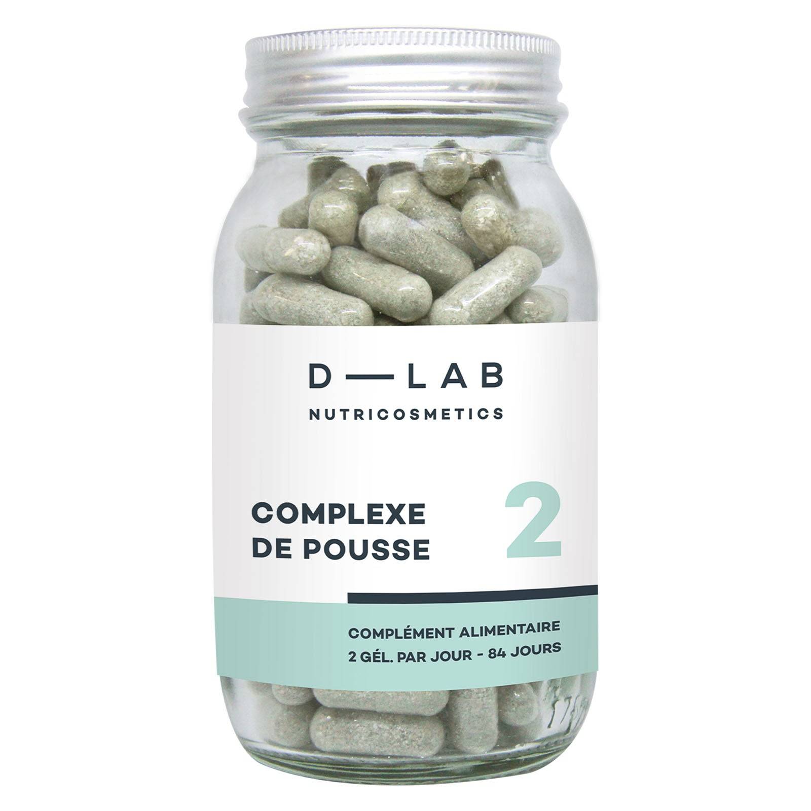 D-LAB NUTRICOSMETICS Complexe de Pousse 3 mois 168 gélules
