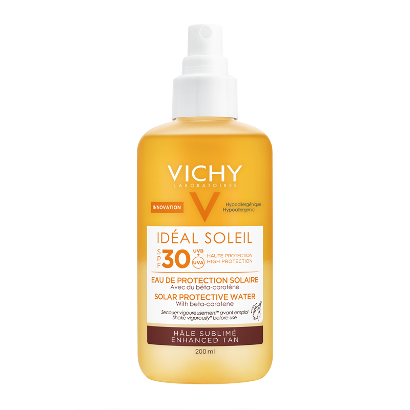 Vichy Ideal Soleil Solar Protective Water Spf30 Enhanced Tan 200Ml