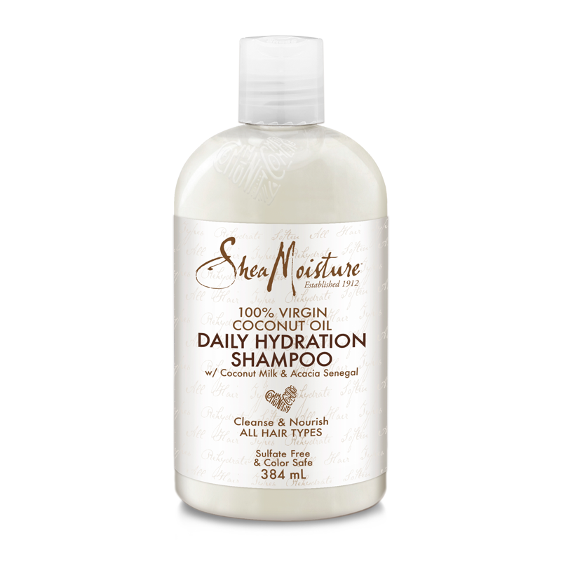 shea moisture 100% virgin coconut oil daily hydration shampoo 384ml