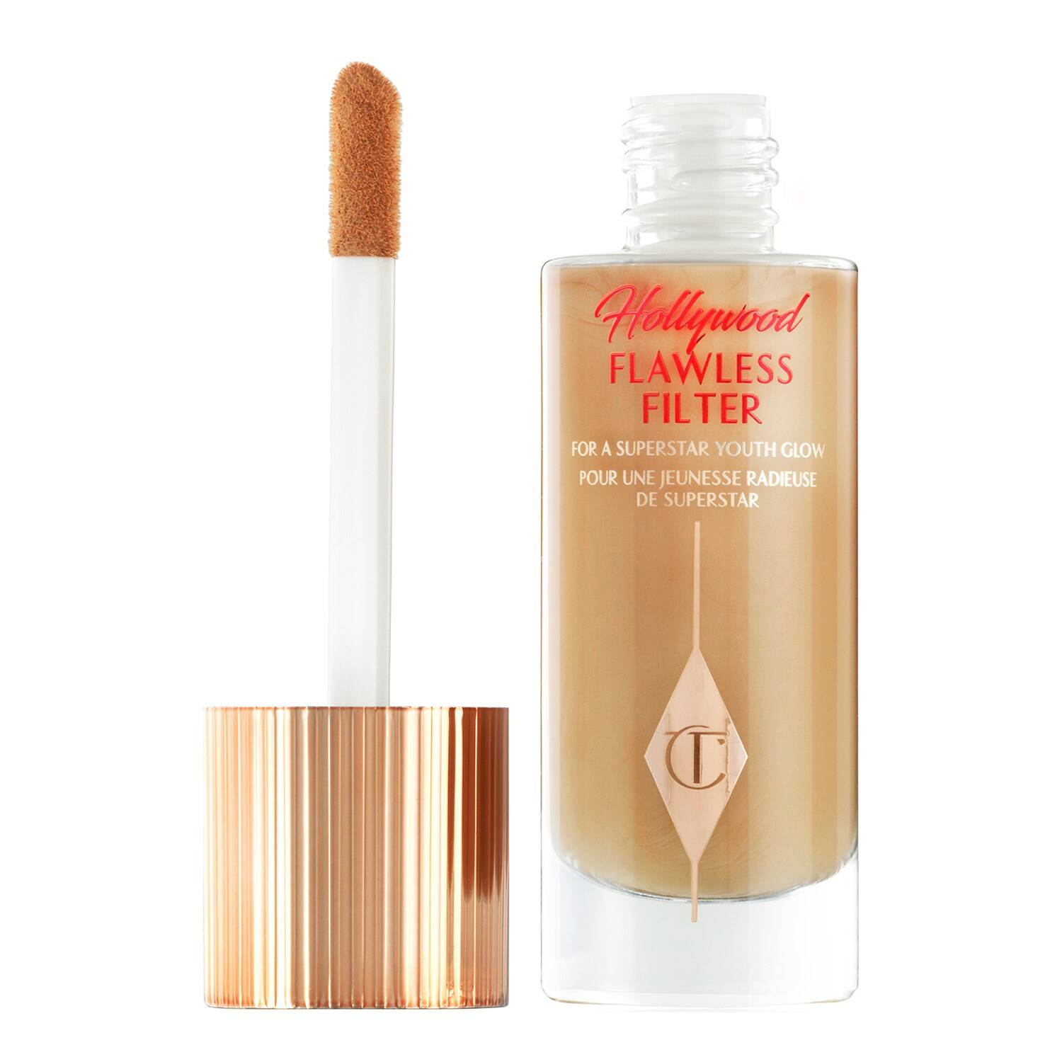 Charlotte Tilbury Hollywood Flawless Filter Primer & Highlighter Hybrid 30Ml 5.5 Tan
