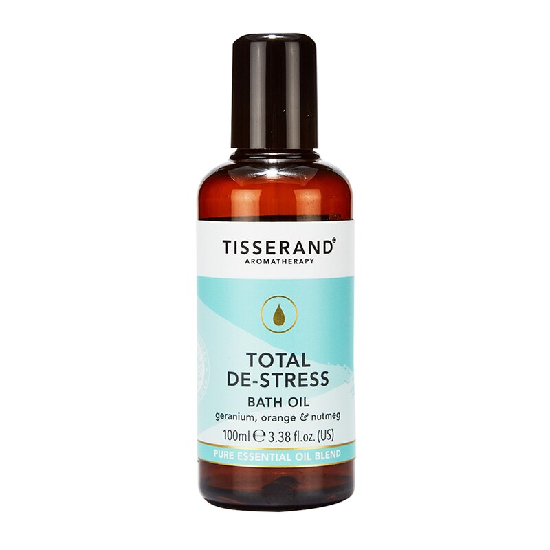Tisserand Aromatherapy Total De-Stress Bath Oil 100ml
