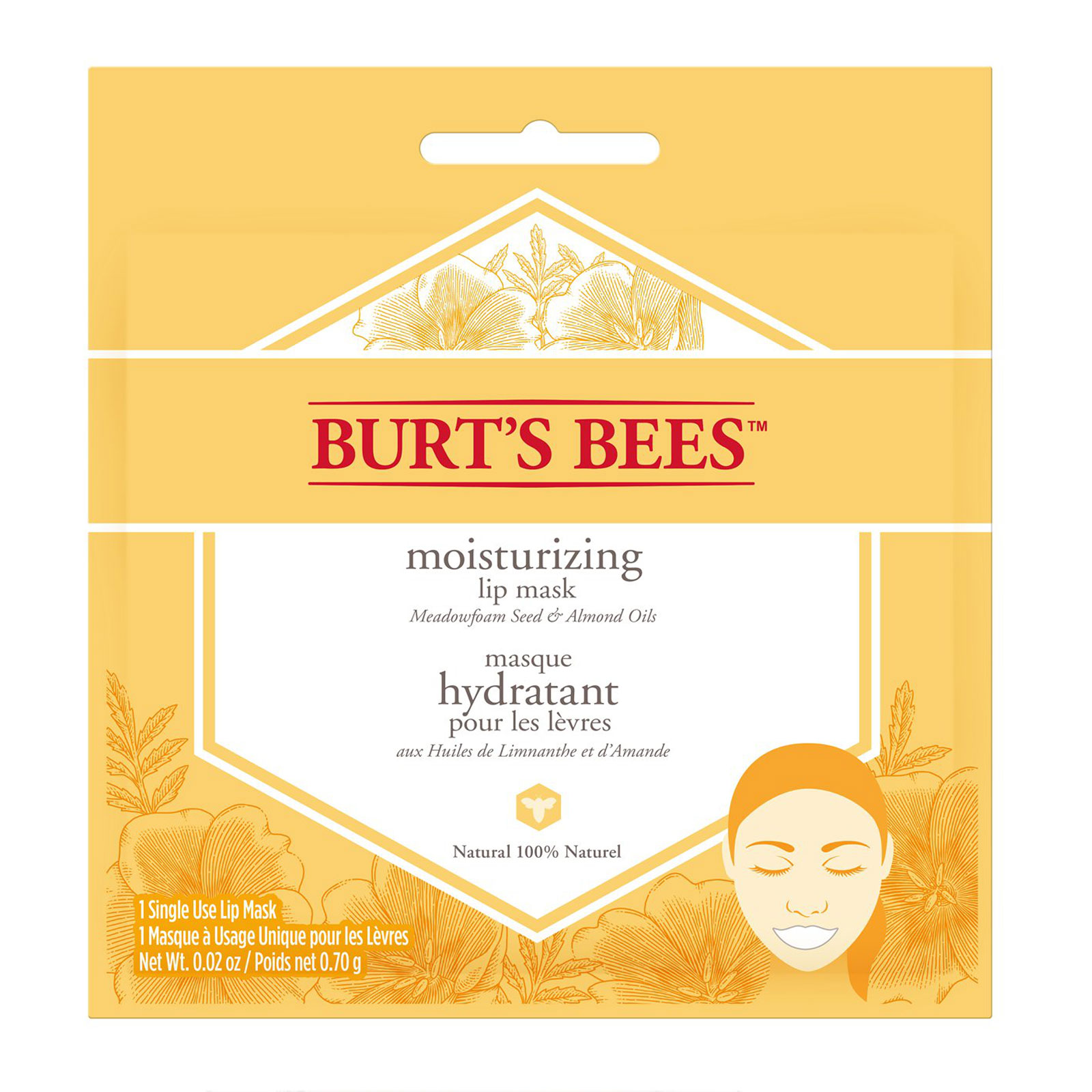 Burt's Bees - Burt’s bees moisturizing lip mask 0.70g