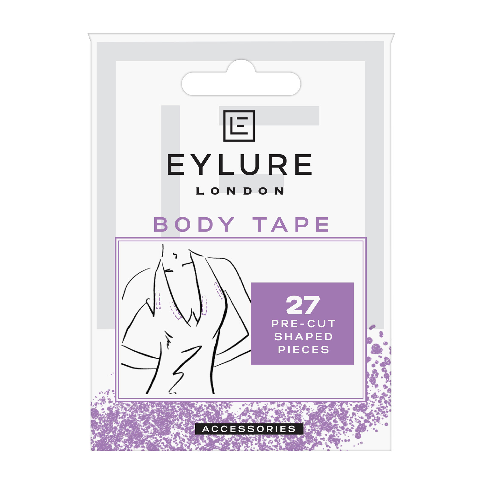 Eylure Body Tape Invisible Long Lasting 27 Shaped Strips