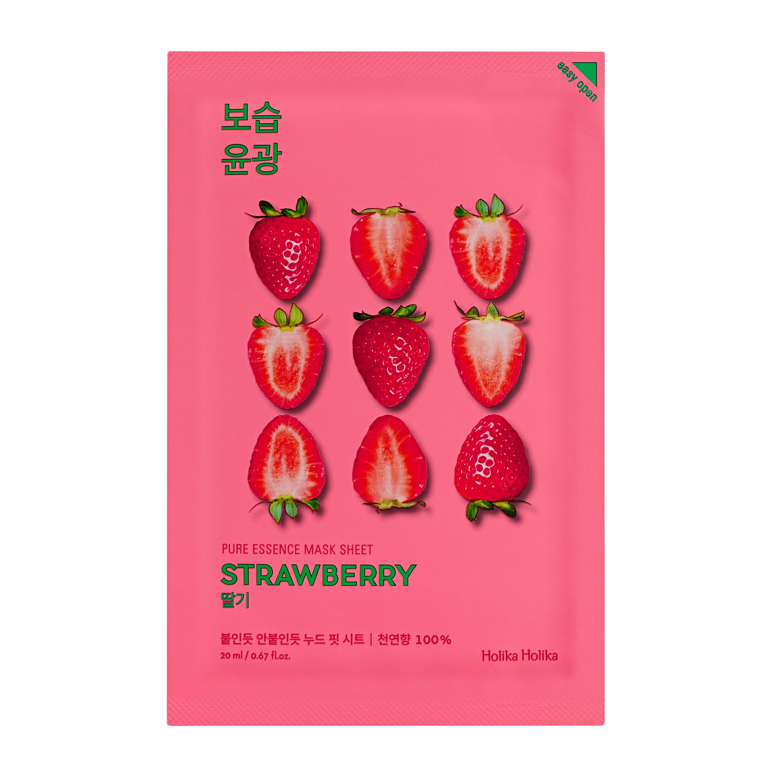 Holika Holika Pure Essence Sheet Mask - Strawberry 20Ml