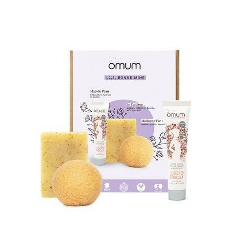 Omum Coffret 1 2 3 Bonne Mine - 1 Bonne Fée / 1 Ma Jolie Peau / 1 Cajoleur