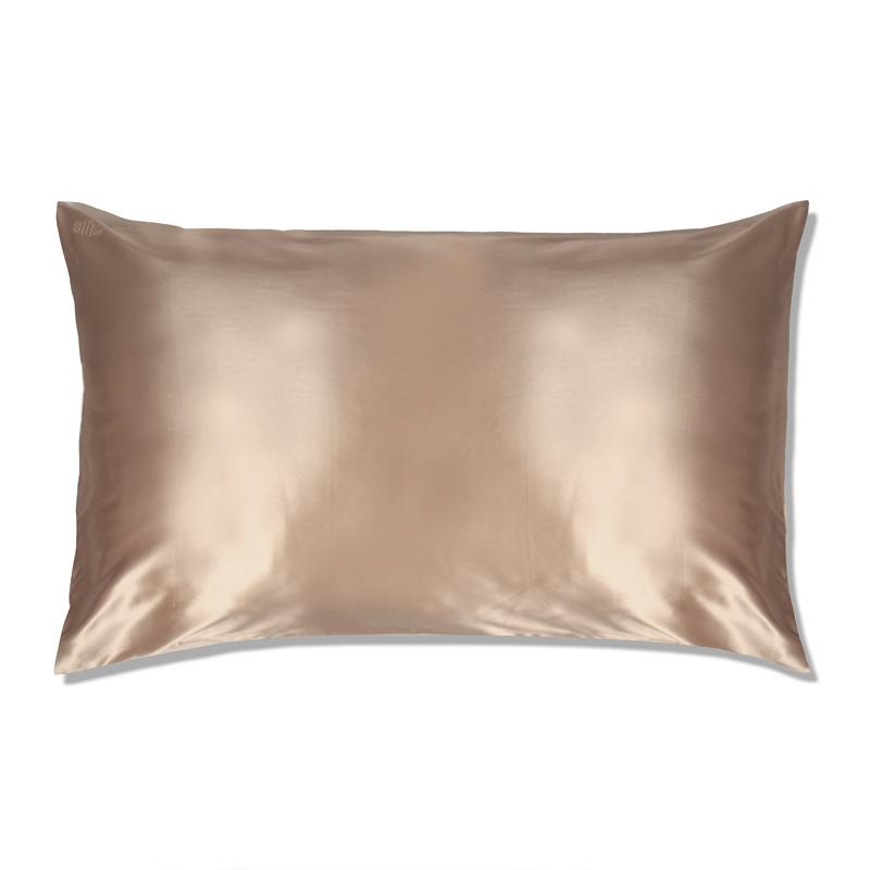 Slip Pure Silk Pillowcase Queen Size Caramel